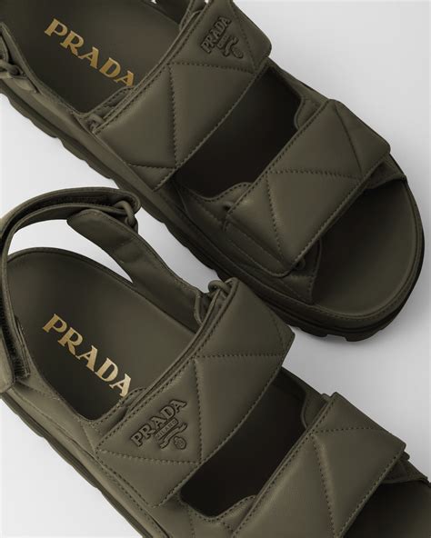 sandali 2021 prada|prada leather sandals.